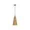 Troy Lighting Kenzo 8.5in wide 1 Light Pendant in Bronze Leaf F2709-BRL - alternate 1