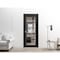 Sartodoors Sliding French Pocket Door Black 42x96 Solid Core Modern Interior QUADRO4522PD-BLK-4296 - alternate 1