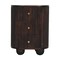Homeroots 22" Brown Solid Wood Two Drawer Nightstand 701718 - alternate 1