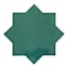 Apollo Tile Terralis 7 x 7 in. Glossy Turquoise Blue Porcelain Star Wall and Floor Tile 6.46 sq ft/case, 16PK UMB88AQSTRA - alternate 1