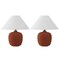 Jonathan Y Delphi 18.25" Minimalist Scandinavian Resin/Iron LED Table Lamp, Matte Wine Red, 2PK JYL5600C-SET2 - alternate 5