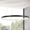Jonathan Y Brice 15.75" Modern Contemporary Metal Round Integrated LED Pendant, Matte Black JYL7202A - alternate 6