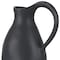 Homeroots 15" Black Ceramic Bud Jug Vase 608606 - alternate 3