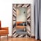 Homeroots 71" Ivory and Gray Wood Framed Leaning Accent Mirror 415091 - alternate 2
