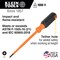 Klein Tools Insulated Screwdriver, Cb, 3/16 in, Black, Round 6816INS - alternate 6