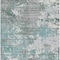 Homeroots 8' X 10' Blue And Teal Blue Abstract Washable Indoor Outdoor Area Rug 610441 - alternate 7