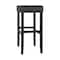 Alaterre Furniture Madison Backless Bar Height Stool Black Finish with Black PU AVMA22P0 - alternate 9