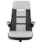 Elama High Back Adjustable Faux Leather and Fabric Office Chair in Dark Gray and Light Gray ELM-F-006 - alternate 4