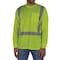 Ergodyne M Lime Class 2 Essential Long Sleeve Hi-Vis T-Shirt 8284 - alternate 1
