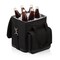 Picnic Time Family Of Brands Cellar 6-Bottle Wine Carrier & Cooler Tote, Black with Gray Accents 660-00-179-000-0 - alternate 2