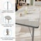 Flash Furniture Wren 48 in x 24 in Adjustable Height Activity Table, Thermal Laminate Top, Short Legs, Light Gray XU-A2448-REC-LTGRY-T-P-GG - alternate 5
