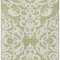 Homeroots 8' X 10' Sage And Ivory Damask Washable Indoor Outdoor Area Rug 614398 - alternate 7