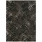 Homeroots 3' X 5' Brown And Chocolate Geometric Washable Indoor Outdoor Area Rug 588304 - alternate 4