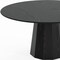 Homeroots 60" Black Solid Wood Pedestal Base Round Top Dining Table 721067 - alternate 4