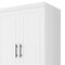 Homeroots 71" White Four Door Combo Dresser 569296 - alternate 5