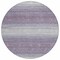 Homeroots 8' Lavender And Ivory Round Abstract Washable Indoor Outdoor Area Rug 599984 - alternate 5