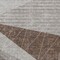 Homeroots 9' X 12' Gray Silver And Taupe Geometric Washable Indoor Outdoor Area Rug 582474 - alternate 4