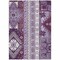 Homeroots 3' X 5' Purple Lavender And Ivory Aztec Washable Indoor Outdoor Area Rug 598496 - alternate 6