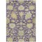 Homeroots 10' X 14' Eggplant Beige And Green Floral Washable Indoor Outdoor Area Rug 605204 - alternate 4