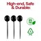 Smarty Had A Party Solid Black Moderno Disposable Plastic Dinner Spoons (480 Spoons), 480PK 9330-BSP-CASE - alternate 3
