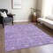 Homeroots 5' X 8' Plum And Lavender Floral Washable Indoor Outdoor Area Rug 604678 - alternate 5