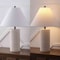 Jonathan Y Kelsey 22.50" Modern Minimalist Travertine Column LED Table Lamp, Beige JYL1152A - alternate 5
