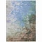 Homeroots 10' X 14' Denim Blue Taupe And Ivory Abstract Washable Indoor Outdoor Area Rug 617352 - alternate 4