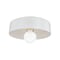 Mitzi The Lifestyled Co X Ray 1 Light Flush Mount 22.75 In. Aged Brass/ Ceramic Reactive White H778501-AGB/CRW - alternate 1