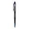 Uni-Ball AIR Porous Gel Pen, Stick, Medium 0.7 mm, Blue Ink, Black/Blue Barrel, 3PK 1926810 - alternate 1