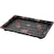 Ecoquality 7.25x5 Inch Black Sushi Tray with Lid, For Sushi, Appetizers and Desserts, 550PK TZ010DL-550 - alternate 2