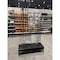 Vulcan Industries 12 in. H X 16 in. W X 44 in. D Black Metal Shepherd Hook and Trellis Fixture Display 1029617-00 - alternate 2