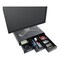 Mind Reader Perch Monitor Stand and Desk Organizer, 13.46in x 12.87in x 2.72in, Black/Silver MONSTA3D-BLK - alternate 9