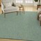 Homeroots 9' X 12' Blue And Green Geometric Indoor Outdoor Area Rug 551540 - alternate 7