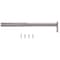 Prosource Adjustable Closet Rod, 30 to 48 in L, Steel, Silver 21013ZCX-PS - alternate 1