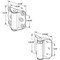 Prime-Line Storm and Screen Door 2-Self Closing and 1-Adjustable Hinge Set 2-3/4 in, Screws, Black K 55558 - alternate 5