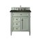 James Martin Vanities Brittany 30" Single Vanity, Sage Green, w/ 3 CM Phantome Eclos Top 650-V30-SGR-3PHT - alternate 1