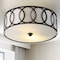 Jonathan Y Aria 2-Light 12.25" Metal LED Flush Mount, Oil Rubbed Bronze JYL3502C - alternate 8