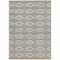 Homeroots 8' X 10' Gray Ivory And Brown Geometric Washable Indoor Outdoor Area Rug 599631 - alternate 4