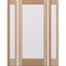Doornmore G101, 65.25" x 82" ( 36" Door + 2x12" Side) Left Hand, Mahogany Full Lite Exterior Door G101-SW-3680-G101-SL_1-2_LI - alternate 1