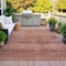 Homeroots 3' X 5' Pink And Ivory Geometric Washable Indoor Outdoor Area Rug 630507 - alternate 5