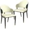 Leisuremod Aria Modern Dining Chair in Leather and Iron Legs with Curved Back in Green, 2PK AC45G2 - alternate 1