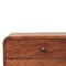 Homeroots 18" Brown Solid Wood Two Drawer Floating Nightstand 651801 - alternate 5