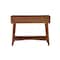 Homeroots 42" Brown Floor Shelf Console Table With Shelves And Drawers 524158 - alternate 1
