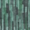 Homeroots 9' X 12' Sage Teal Blue And Emerald Striped Washable Indoor Outdoor Area Rug 608974 - alternate 4