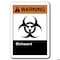 Signmission 10 in Height, Plastic, ANSI-710WS Biohazard, ANSI-710WS Biohazard ANSI-710WS Biohazard - alternate 3