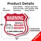 Signmission 24 Hour Surveillance Shield Sign Warning, 12 inch X 12 inch, Plastic Sign, 2PK SHI-P-2PACK-12-350 - alternate 3