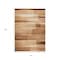 Homeroots 5' X 8' Rust And Ivory Striped Washable Indoor Outdoor Area Rug 630994 - alternate 5