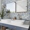 Apollo Tile Light Blue 10.8 in x 11.5 in Glass Glossy Floor and Wall Mosaic Tile 8.63 sqft/case, 10PK APLAHX8805A - alternate 6