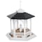 Cherry Valley White Plastic 10 Lb. Capacity Gazebo Bird Feeder NA6262 - alternate 4