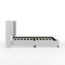 Martha Stewart Kay Full Upholstered Platform Bed w/Channel Stitched Wingback Headboard/Cushioned Siderails, Gray TW-3WDB03B-F-GY-MS - alternate 8